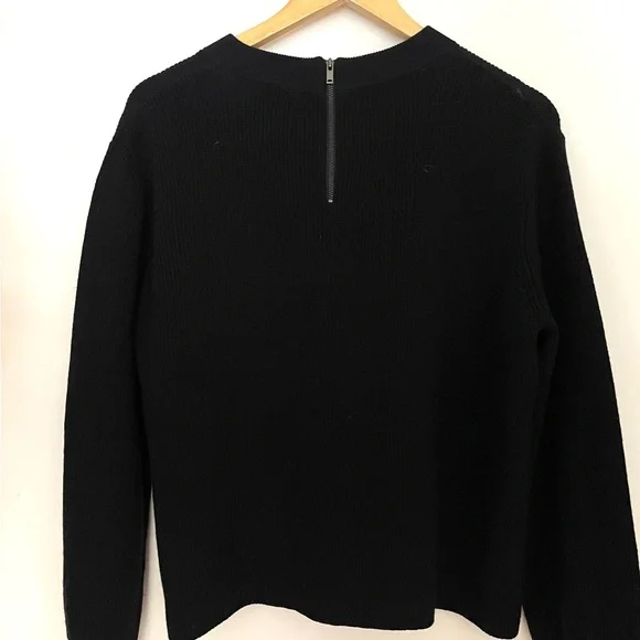 COS Chunky Knit Front Knot Twist Wool Sweater - Picture 3 of 10